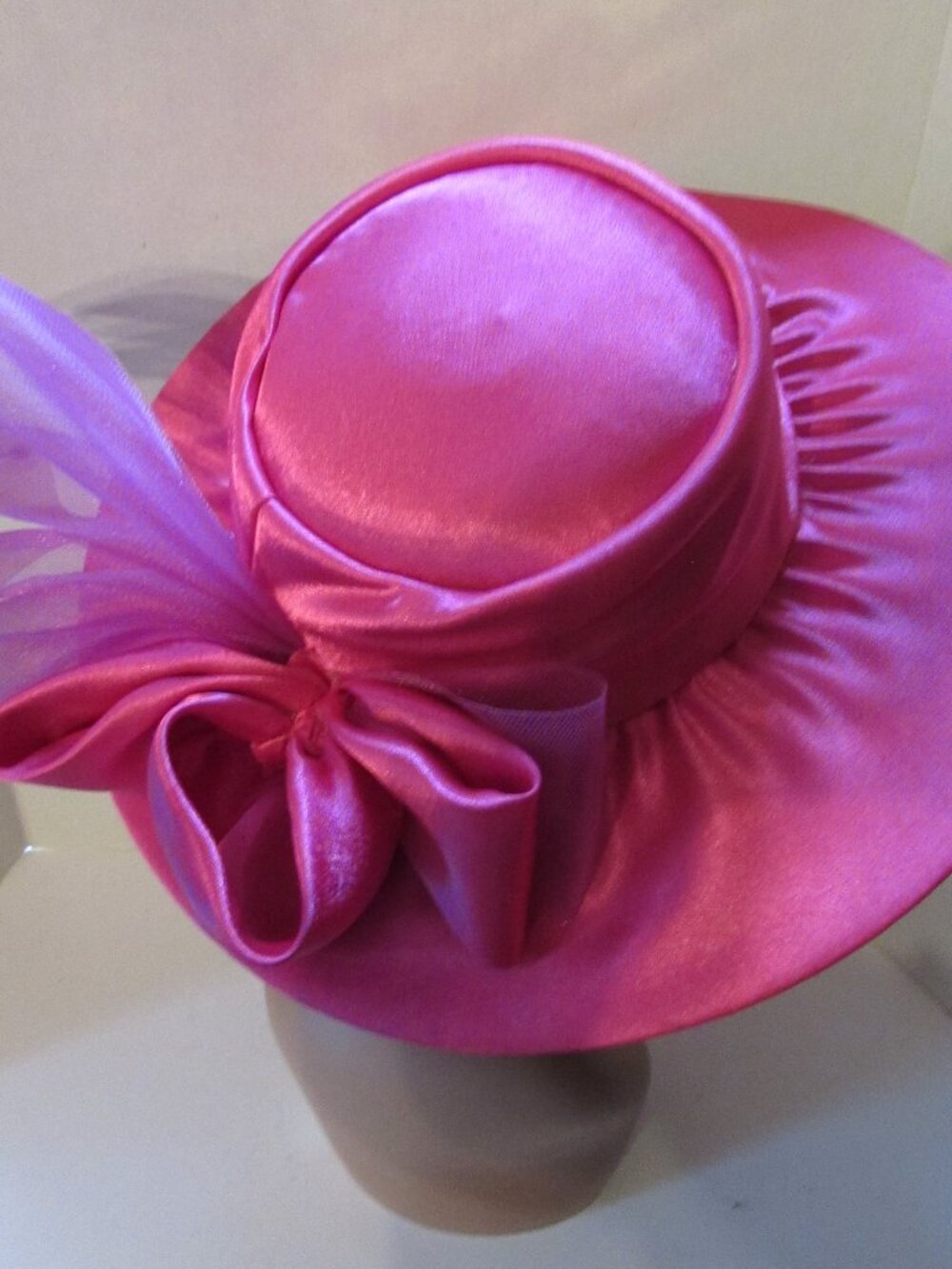 Extravagant Fuchsia Church or Derby Hat
